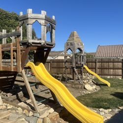 One Of A Kind Castle Style Playground set!
