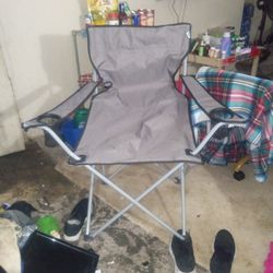 Lawn Chair Or Fishing Chair In Good Condition.