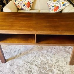 Authentic Wood Entryway Couch Table 