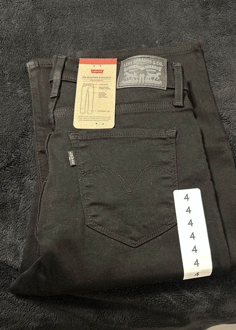 Girls/teenager NEW Black Levi Pants