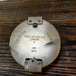 1914 - Brass Brinton Compass Thos. J. Evans, Esq. London