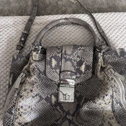 Beautiful Michael Kors Shiny Snake Print Bag $45