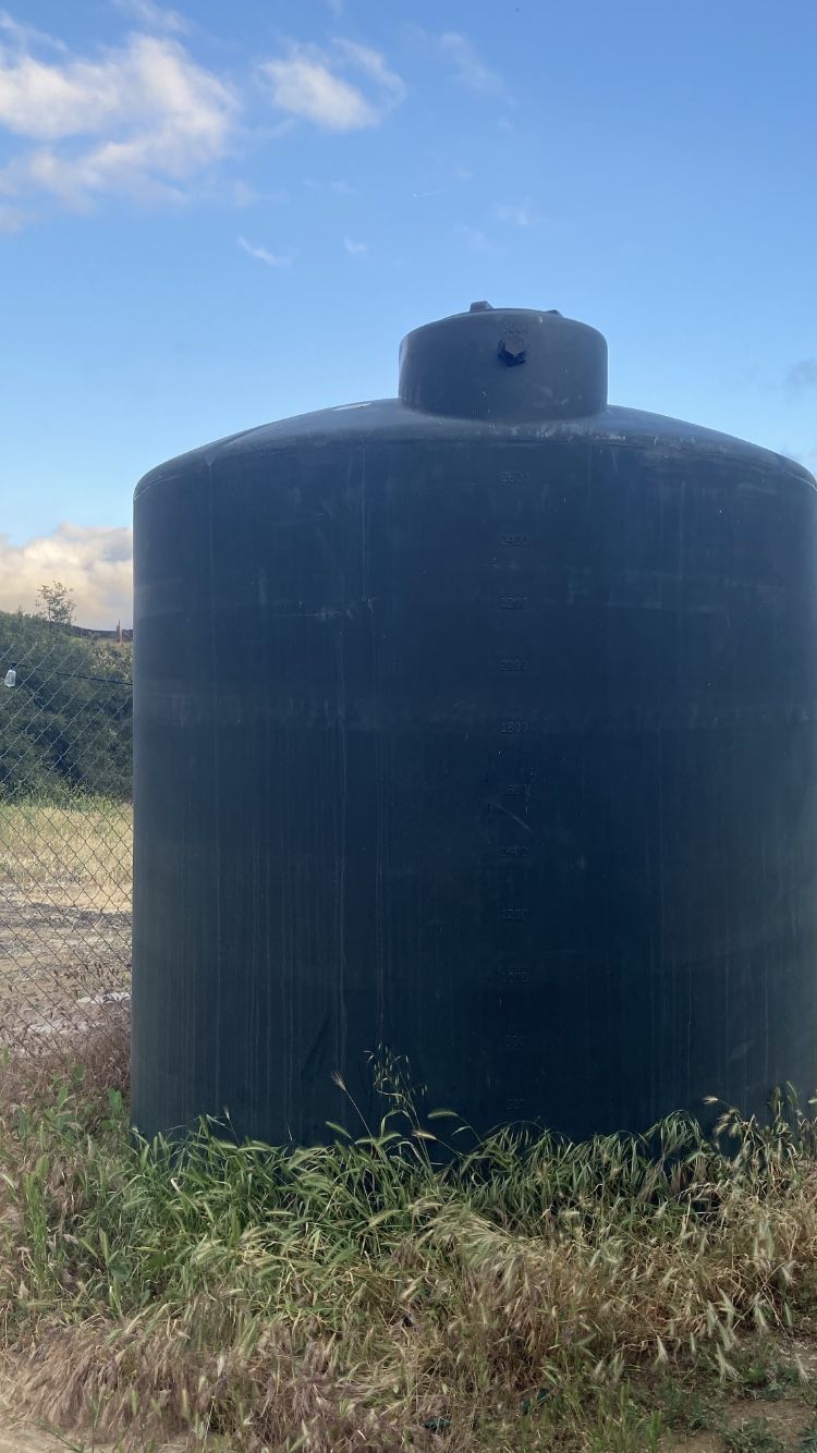 3000 Gallon Water Storage Tank - Dark Green