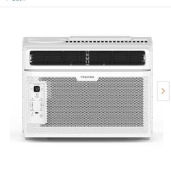  Toshiba - 6,000 BTU 115 Volt Window Air Conditioner Cools 250 sq. ft. with Remote in White Toshiba - 6,000 BTU 115 Volt Window Air Conditioner Cools 