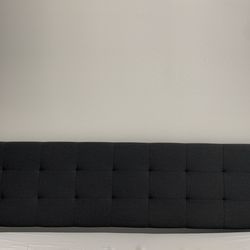 King Size Grey Fabric Headboard