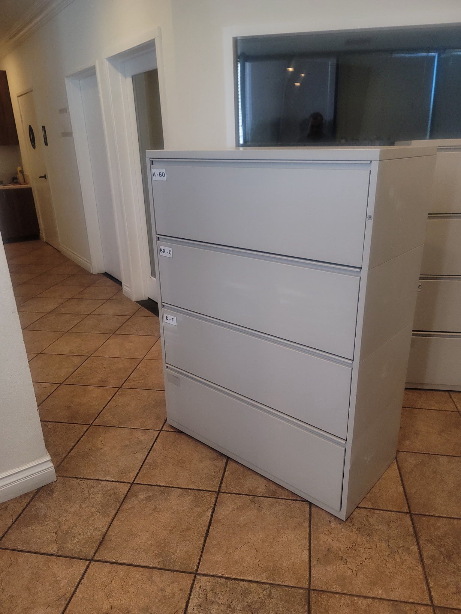 Lateral 4 Drawer File Cabinet