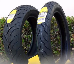 Photo Dunlop American Elites- in stock at 8 Ball Motorcycle Tires- Installed while you wait!