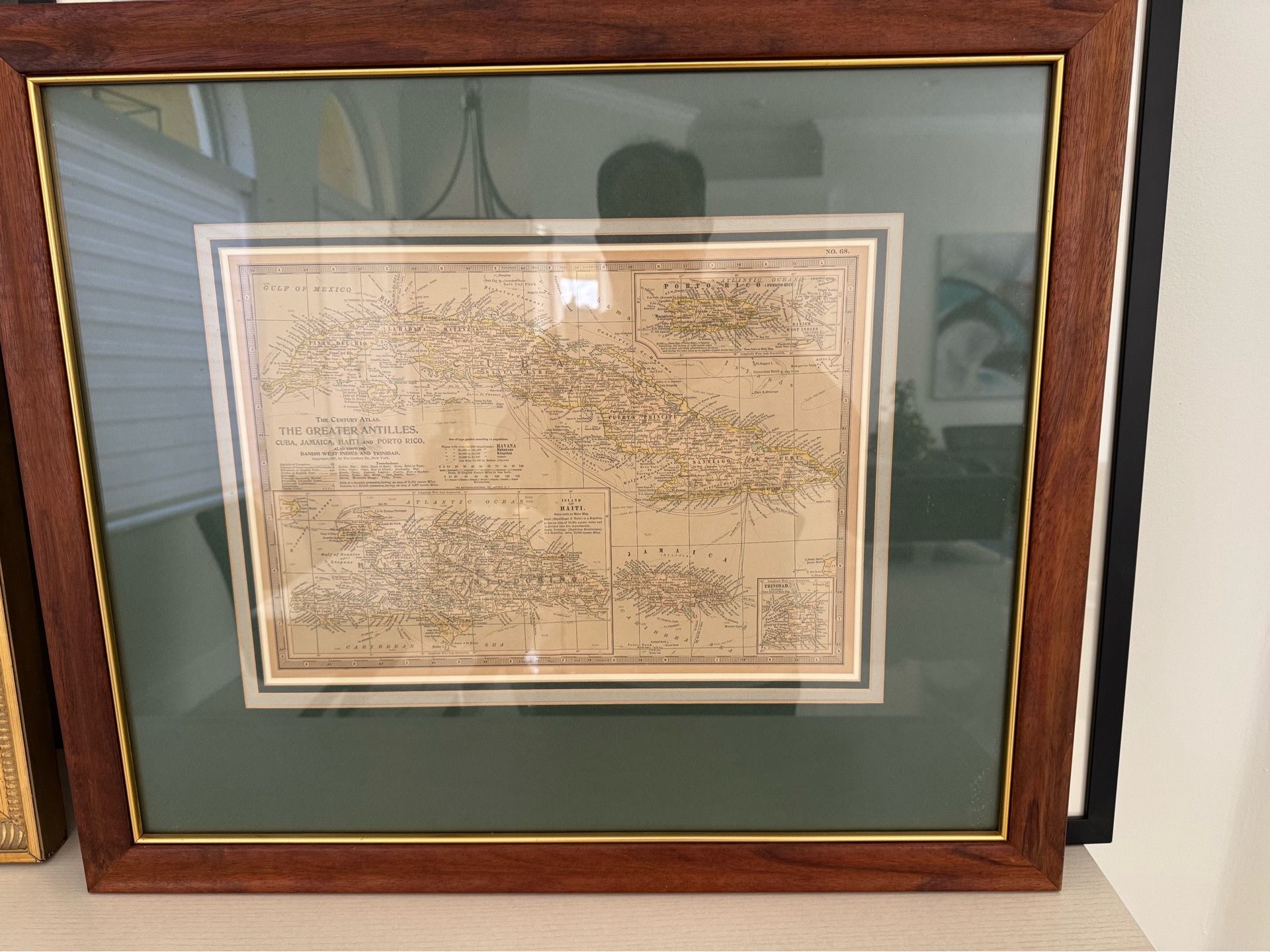 Antique Map of Cuba