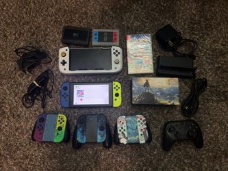 Nintendo Switch V1 -  Bundle. Super Clean & No Scratches