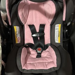 Baby Trend Pink Infant Car seat With Base