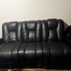 Vega 2 Power Sofa in Black
