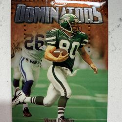 1997 Finest #263 Wayne Chrebet Card New York Jets Dominators