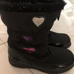 Girls Waterproof Boots-looks New Size 4