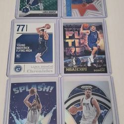 Really Nice 6 Card Luka Doncic Rookie Card Lot... Mint Condition.!!!