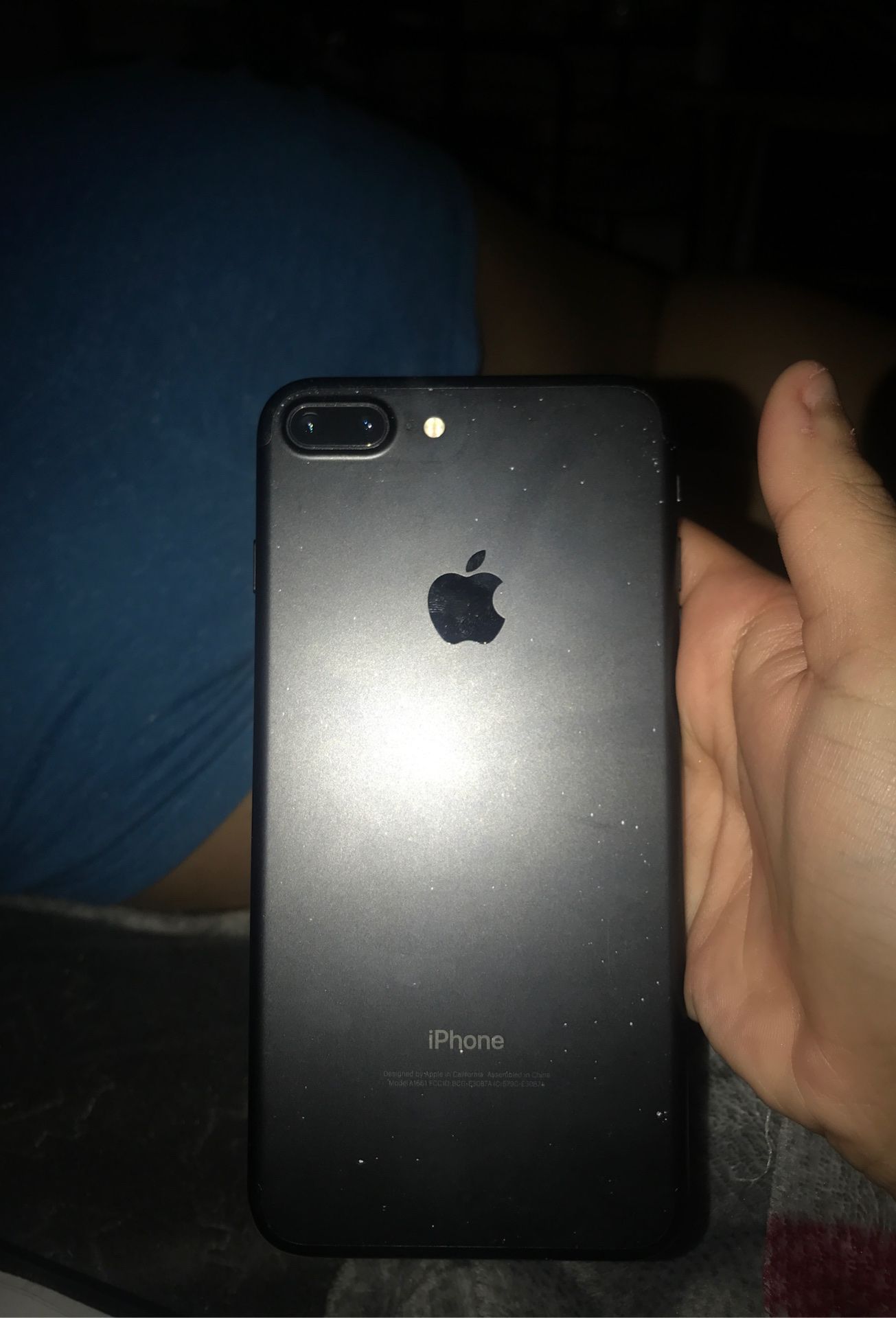 Iphone 7 Plus rose gold & black