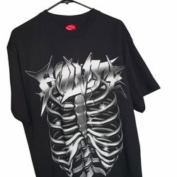 Evil Vice Bones Men’s Large Oversized Streetwear T-shirt New With Tags!