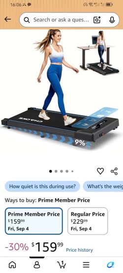 CHAOKE Under Desk Walking Treadmill