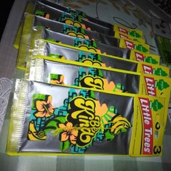 7 Packs Of Little Trees air Freshener 3 Count 