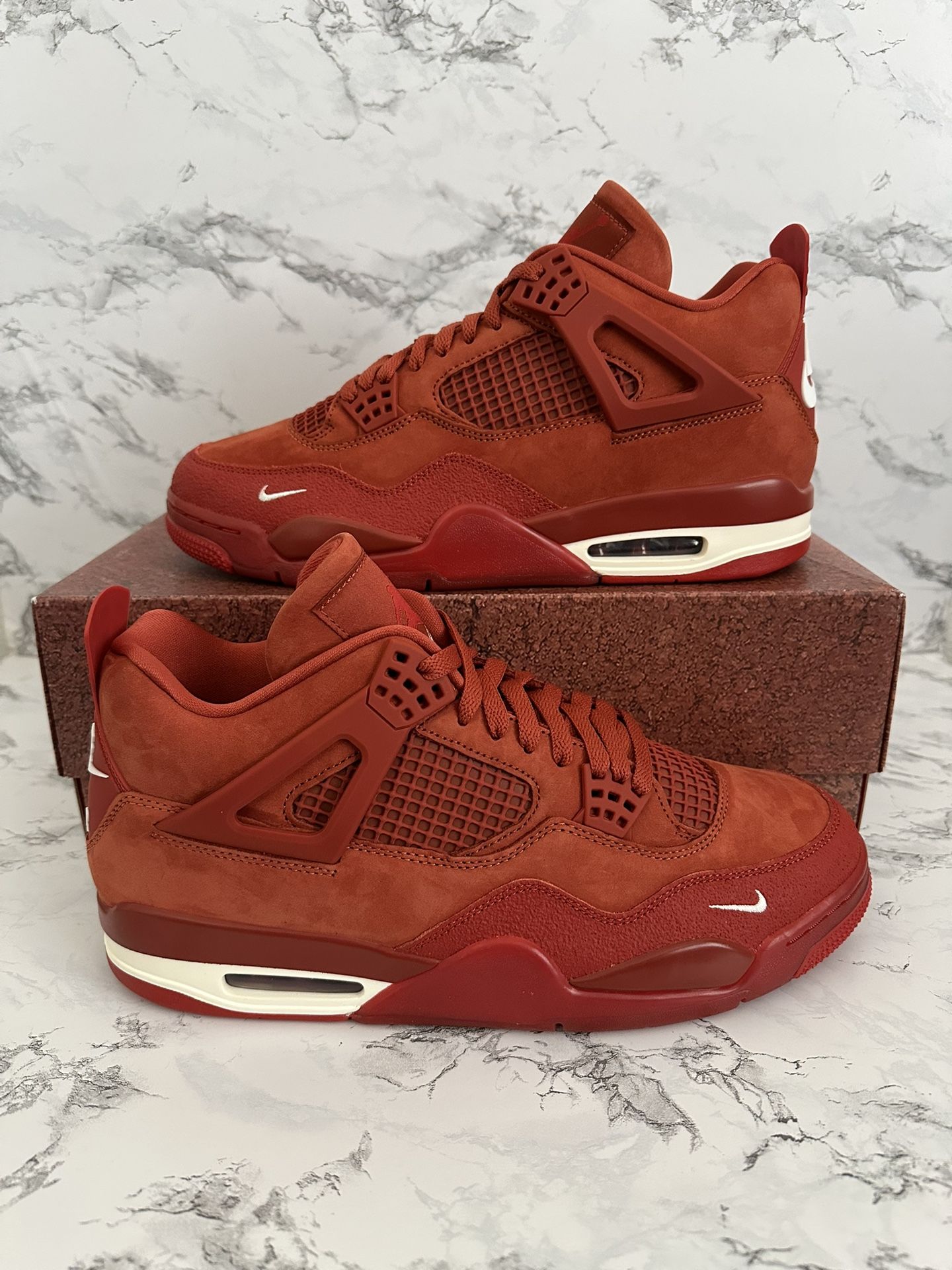 Nigel Sylvester x Air Jordan 4 Retro OG SP Brick By Brick HF4340-800 Men Size 12