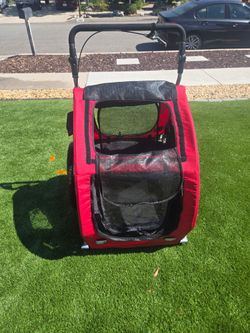 Dog bike trailer