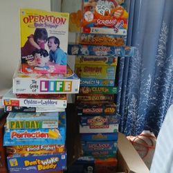 MULTIPLE BOARD GAMES FOR SALE
