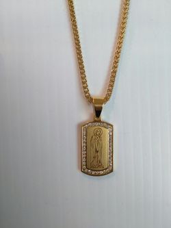 Stainless steel chain and charm original