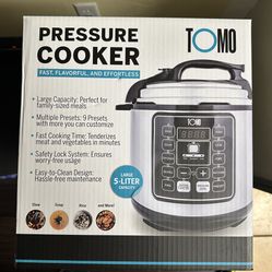TOMO Pressure Cooker (5-Liter) New/Sealed 