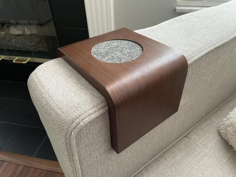 Lovesac Sactionals Coaster: Dark Walnut