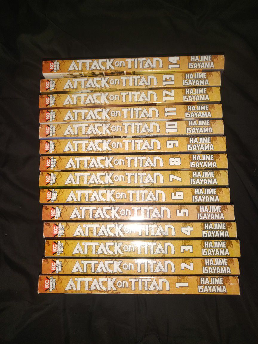 Attack On Titan Manga (Vol. 1-14)
