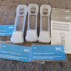 Wii Motion Plus Adapters With Silicone Sleeves For Nintendo Wii and Wii U