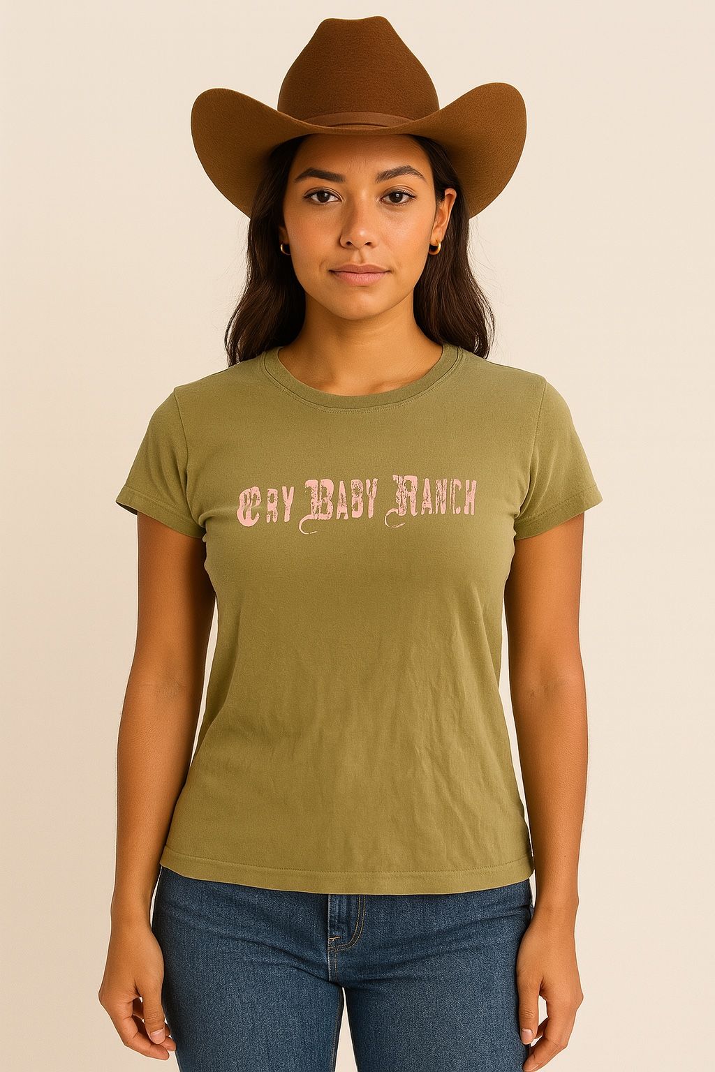 Women’s Teens Shirt Cry Baby Ranch