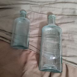 Glass bottle Think 1800 Years Old 