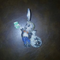 725 silver moisanite pendant 
