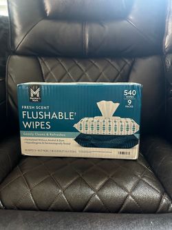 Member's Mark Fresh Scent Flushable Wipes 540ct