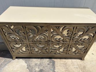 Solid wood entertainment/TV center/buffet