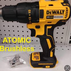 Dewalt New Drill Driver Atomic Brushless -2 Speeds 