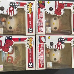 Hello Kitty Olympic Funko Pops