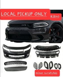 ➿️ For 2015-2023 Dodge Charger Srt-8 Srt Hellcat Front Bumper Set