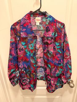 Ruby Rd. Favorites, Women's Floral Jacket, Size 14