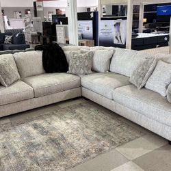 OM• $38 Initial • Brand New&& Luxury Brand New 3 Piece Couch // Sectional 