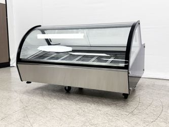 NSF Gelato case Dipping Freezer Ice Cream Cabinet DW-6R