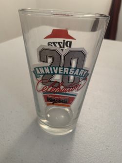 San Antonio Spurs Vintage 20th Anniversary Glass