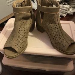 Kids Brown Wedges