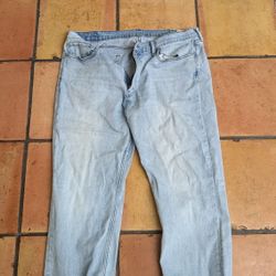 Levi Light Wash Mens Jeans 38x30 514's