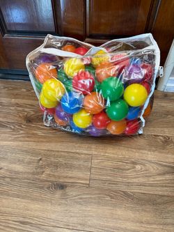 Large Bag of Plastic Play Balls for ball pit