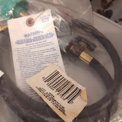 Propane Hose 3ft Have 2 Also High Pressure Regulator Valve & Brass Tee 3/8