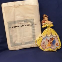 Disney Belle Bradford Exchange Wall Plate
