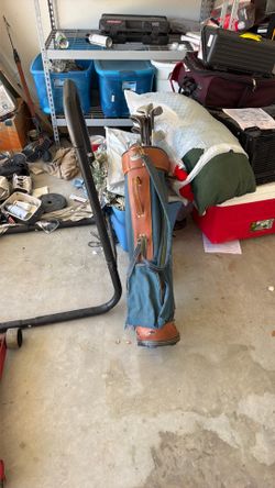 Vintage Golf Bag & Clubs