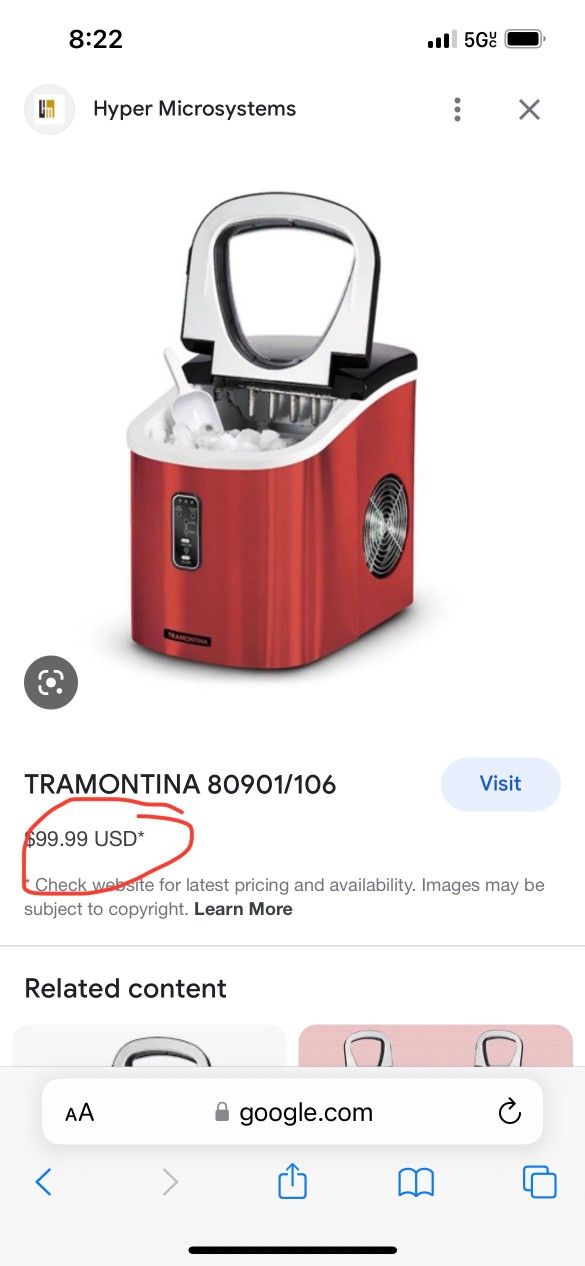 Tramontina Ice Maker Like New for Sale in El Paso, TX OfferUp