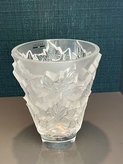 Lalique Champs-Elysees Small Vase Clear